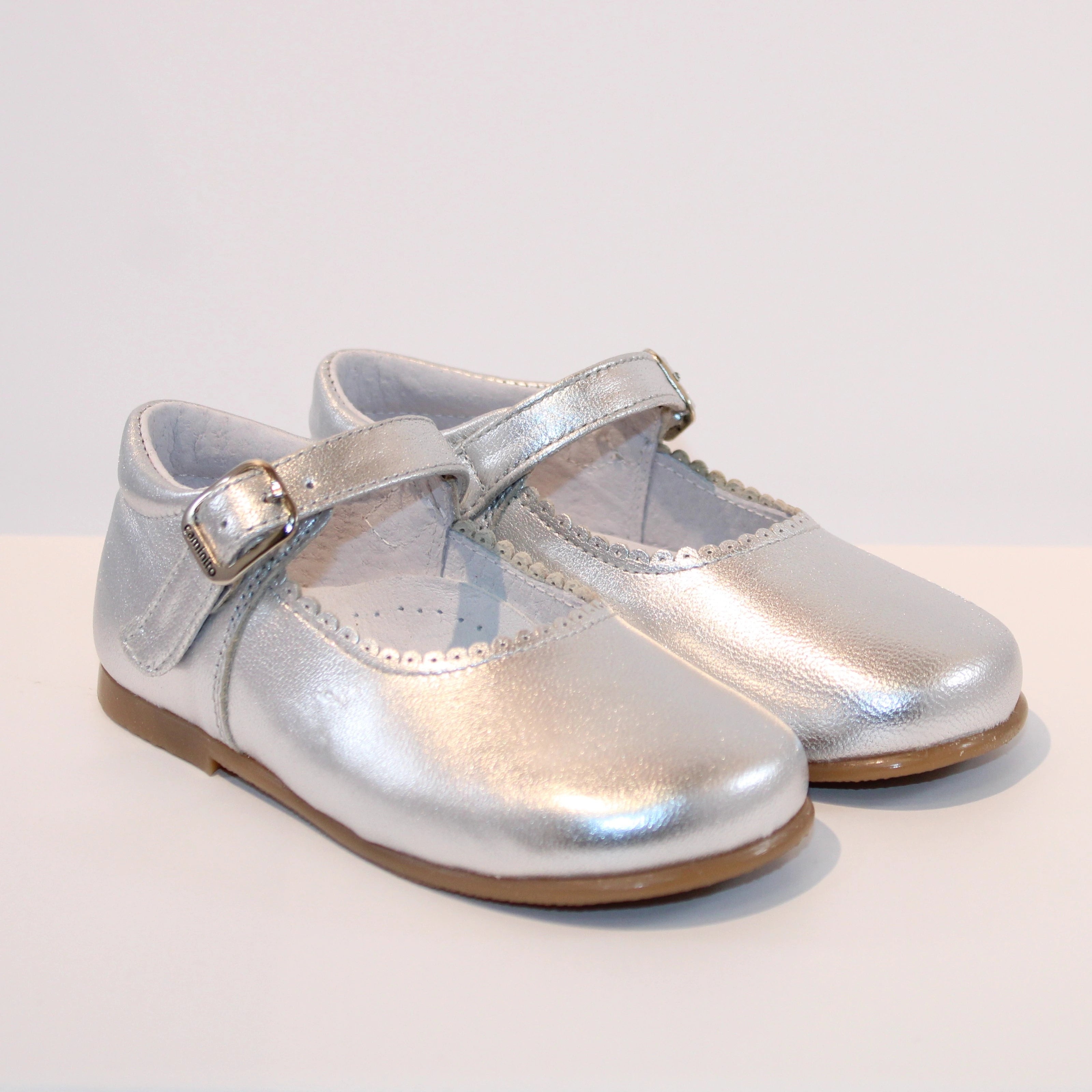 silver mary jane shoes