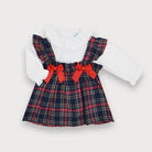 tartan dress and blouse set by sardon